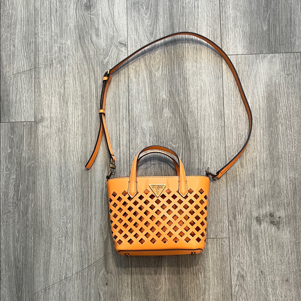 Guess cutout bag orange